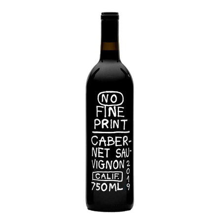 2019 Cabernet Sauvignon, No Fine Print