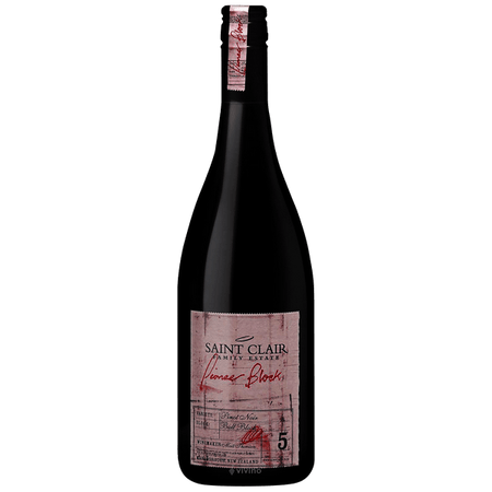 2019 Pinot Noir, Pioneer Block 5 'Bull Block', Marlborough, Saint Clair