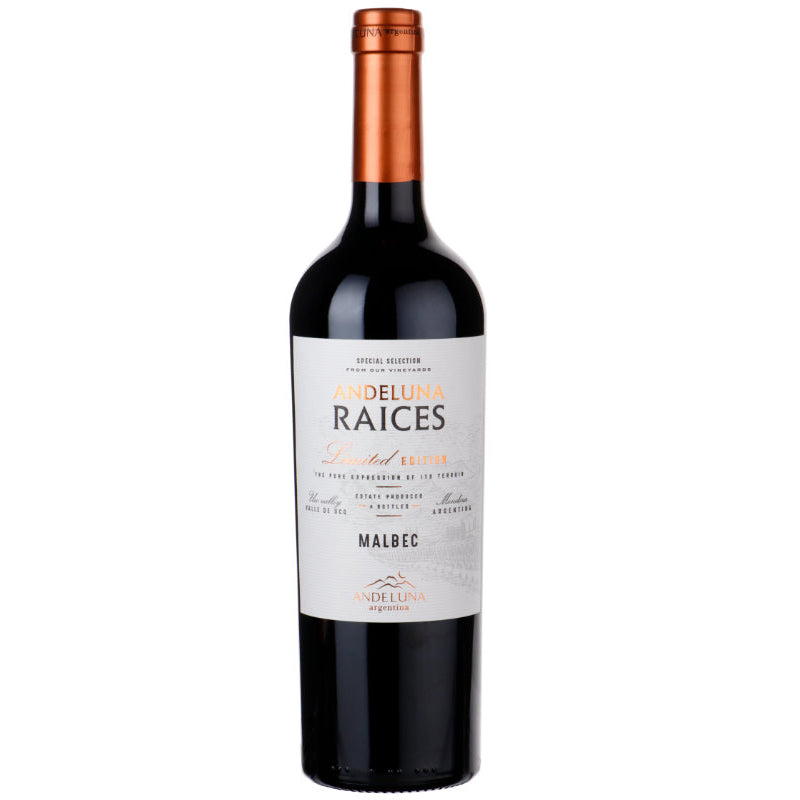 2021 Malbec 'Raices', Uco Valley, Mendoza, Andeluna