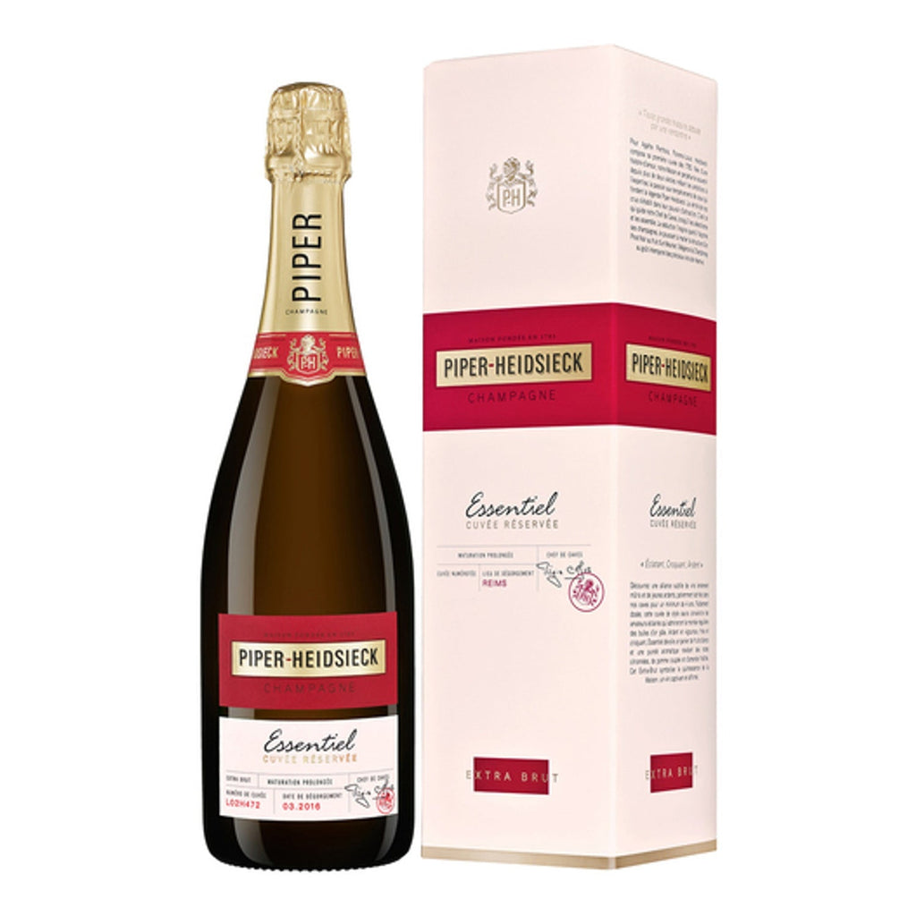 Essentiel Cuvée Réservée Extra Brut Gift Box, Piper-Heidsieck