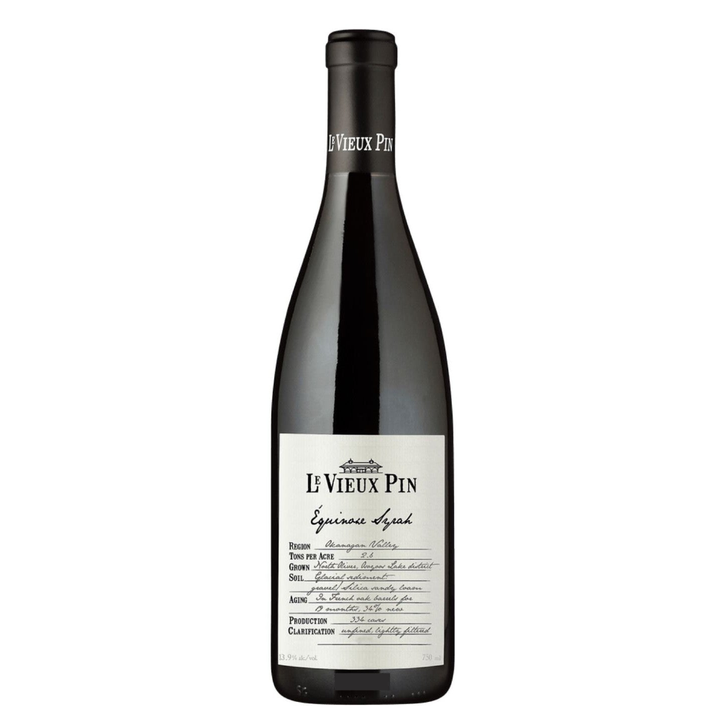 2019 Equinoxe Syrah, Le Vieux Pin Winery